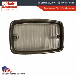 1970-1972 Plymouth Duster Left Turn Signal Light Lamp Lens W/ Bezel 3403413 NOS - Picture 1 of 10