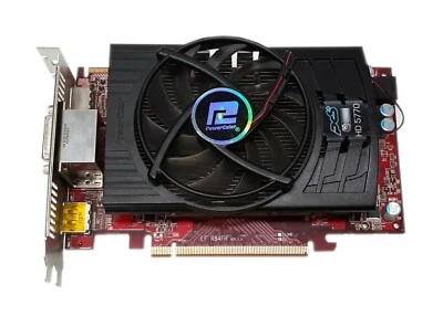 Powercolor AMD Radeon HD 5770 1GB GDDR5 PCIe 2.1 x16 HDCP HDMI DP DVI - Image 1 of 4