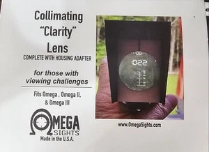 Omega Sights - Collimating "Clarity" Lens w/Housing Adapter - Picture 1 of 1