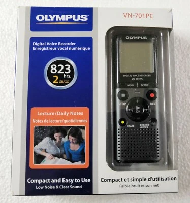 Olympus VN-701PC Digital Audio Recorder - Image 1 of 2