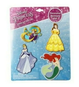 Disney Princess Adhesive Sticker Patches Decorative Accessory Set Family Crafts - Picture 1 of 1
