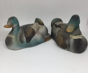 Pair Of Pottery Ducks - Picture 1 of 1