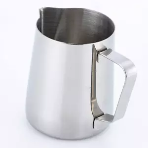 Milk Frother Steamer Cup - Stainless Steel Coffee Tools Cup -Foam Making for ... - Picture 1 of 1