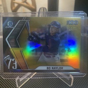 2023 Bowman Chrome Bo Baylor Top 100 Rc /50 - Picture 1 of 3