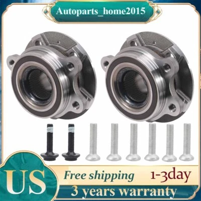 2X Wheel Hub and Bearing Assembly For 2009-2018 AUDI S Series/A4 A5 A6 4H0498625 - Image 1 of 4