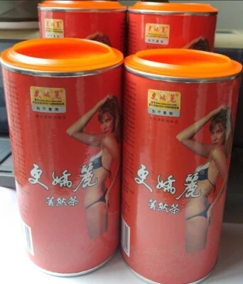 80g*4Bottles Geng Jiao Li sliming tea Kancura herbal tea weight loss 更娇丽菁然茶