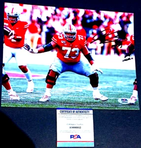 JONAH JACKSON Ohio State Buckeyes SIGNED 8X10 Photo PSA COA - Picture 1 of 1