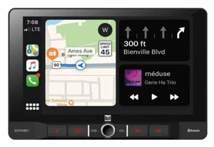 Dual DCPA901 9" In-Dash Touchscreen Digital Media Carplay Receiver / Bluetooth - Picture 1 of 2