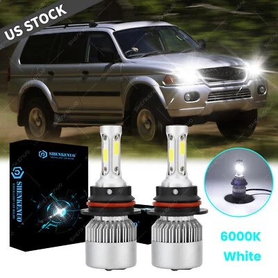 Lâmpadas de farol LED 6000K 2x para MITSUBISHI Montero Sport 2000-2004 - 9007/HB5 - Imagem 1 de 4