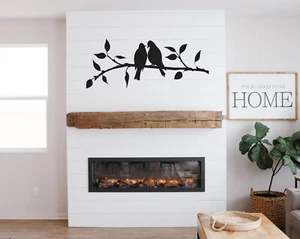 Birds on Wire Wall Decal Decal Removable Room Décor Sticker Large 2 - Picture 1 of 2