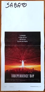 LOCANDINA FILM "INDIPENDENCE DAY" I.G.E. Roma 1996 - cm 33x70 - Picture 1 of 1