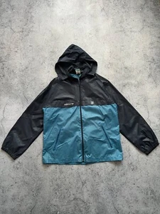 Chaqueta cortavientos Adidas Bundeswehr vintage de nailon con cremallera completa para hombre talla L azul - Imagen 1 de 22