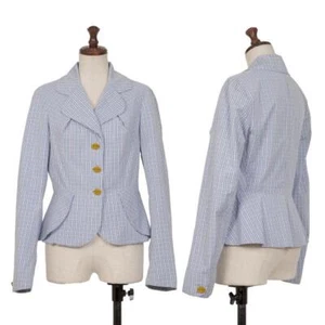 Vivienne Westwood Cotton Check jacket Size 40(K-120175) - Picture 1 of 12
