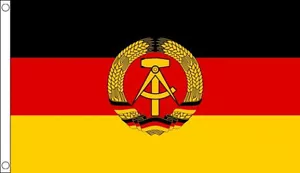 More details for 3&#039; x 2&#039; east germany flag german flags europe banner