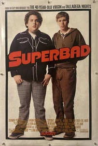SUPERBAD Original One Sheet Movie Poster - 2007 - JONAH HILL - Picture 1 of 5