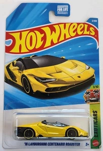 Hot Wheels '16 Lamborghini Centenario Roadster Amarillo 2026 2/250 Exoticos 1/10 - Imagen 1 de 2