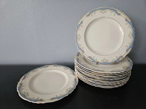 (12) 1962-1967 Syrakus Bundesform Porzellan Schnitzerei Abendessen 10" Teller Vintage 12 Stck. - Bild 1 von 7