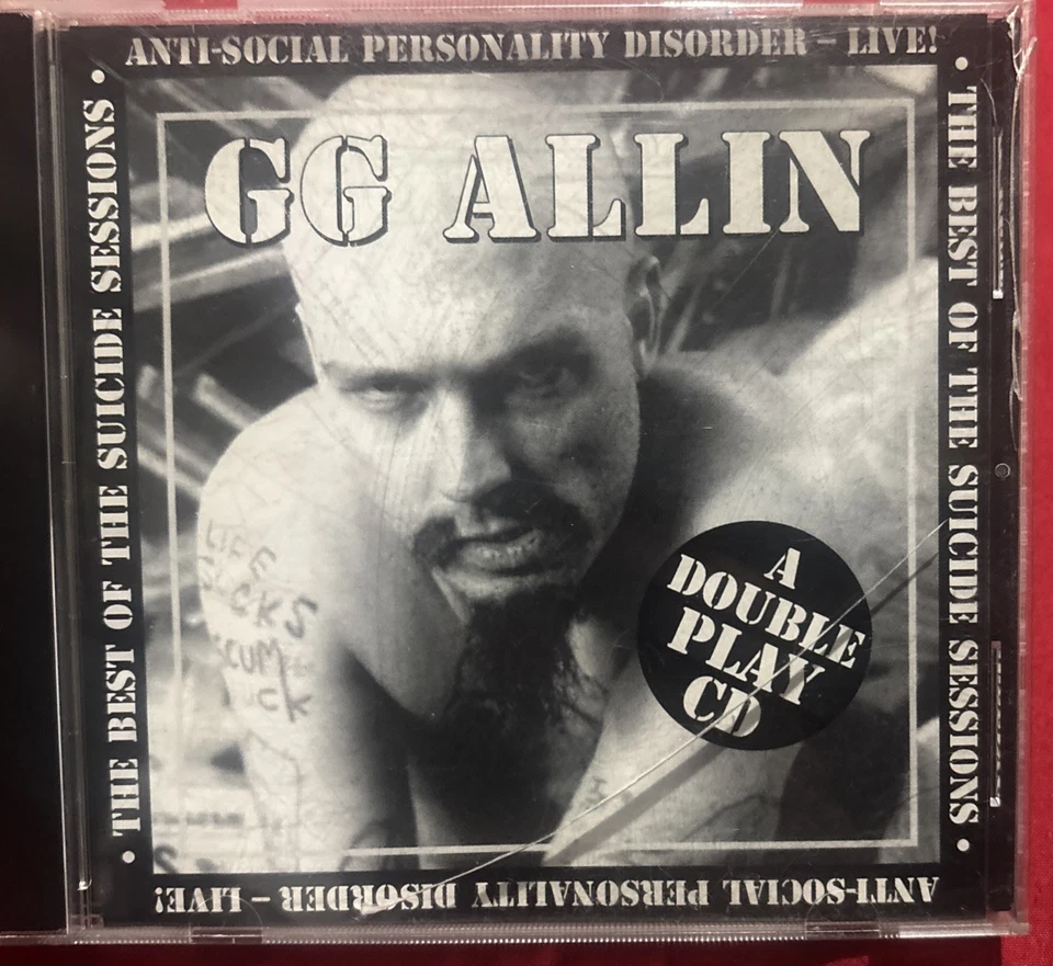 GG Allin Anti Social Live/The Best Of Suicide Sessions Cd Foto 1 de 4