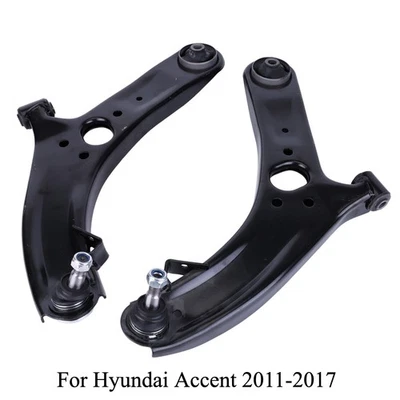 For Hyundai Accent 2011-2017 Front Lower Control Arm Kit LH RH K622643+K622645 Foto 1 de 4