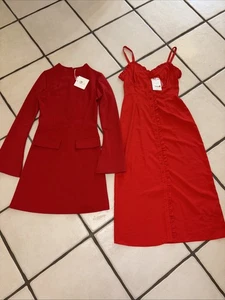 Size 8 Red Dresses BNWT Mini & midi - Picture 1 of 7