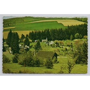 Postal vintage de Nuestra Señora de los Pinos Iglesia más pequeña Silver Lake Route 219 - Imagen 1 de 2