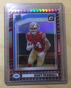 🔥2024 Donruss Optic Preview Ricky Pearsall Rated Rookie Football Emoji SSP #318 - Imagen 1 de 2