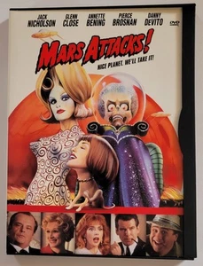 Mars Attacks! [DVD] WS/STANDARD Jack Nicholson Glen Close  - Picture 1 of 4