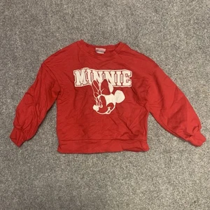 Disney Collection Size M 6/6x Sweater Red Long Sleeve - Picture 1 of 6