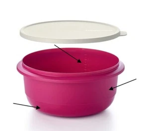 Tupperware Rührschüssel 2 l Schüssel Salat Servieren Kühlschrank beere - Bild 1 von 1