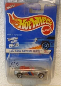 VHTF 5 SPK / Painted Black Base 1997 First Editions HOT WHEELS BMW M ROADSTER - Bild 1 von 4