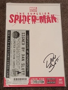 Superior Spider-Man (2013) 1 (Blank) Limited Edition Comix COA signed Dan Slott - Bild 1 von 2