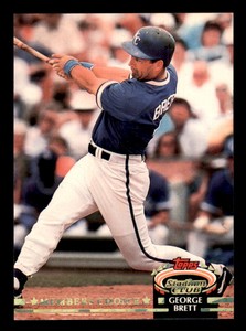1992 Stadium Club #609 George Brett EX