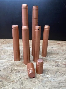 200 Stück Schrumpfkappen Schrumpfhülsen für Weinflaschen rosé metallic - Bild 1 von 4