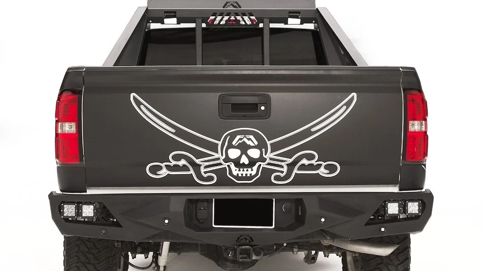 Para-choque traseiro para 2014-2017 GMC Sierra 1500, Fab Fours CS14-E3151-1 - Imagem 1 de 3