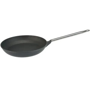 SKK Profi Lyoner Pfanne 36 cm Induktion rund Antihaft Bratpfanne Edelstahlgriff - Bild 1 von 7