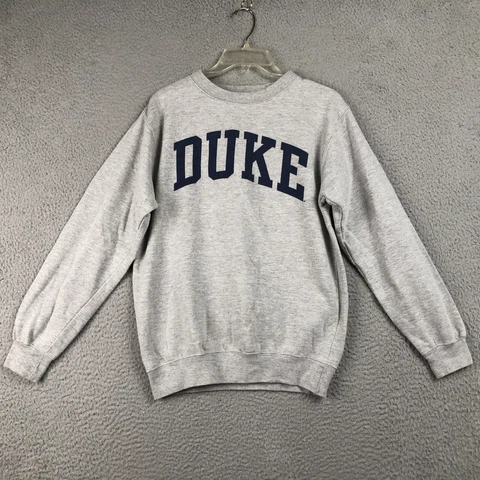 Vintage TRT Classics Duke University Pullover Sweatshirt Sz S Heathered NCAA Cover