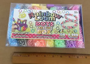 Rainbow Loom Dots Treasure Box Bracelet Making Kit *NEW* - Picture 1 of 8