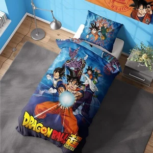 Dragonball Super Duvet Cover - Goku Design - Official Reversible Bedding - Picture 1 of 4