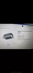 Panasonic Mini Split Ceiling Cassette Indoor Unit. - Picture 1 of 1