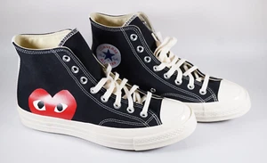 Converse Hi Tops Chuck Taylor Play Comme des Garçons - verschiedene Größen - Brandneu - Bild 1 von 9
