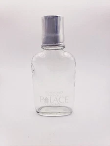 Badrutts Palace St. Moritz Vintage Clear Glass Pocket Flask - Picture 1 of 2