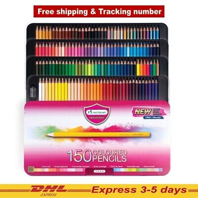 Master Art Colored Pencils Box Set 150 Colors Coloring Drawing Art Painting Long • 115.30€