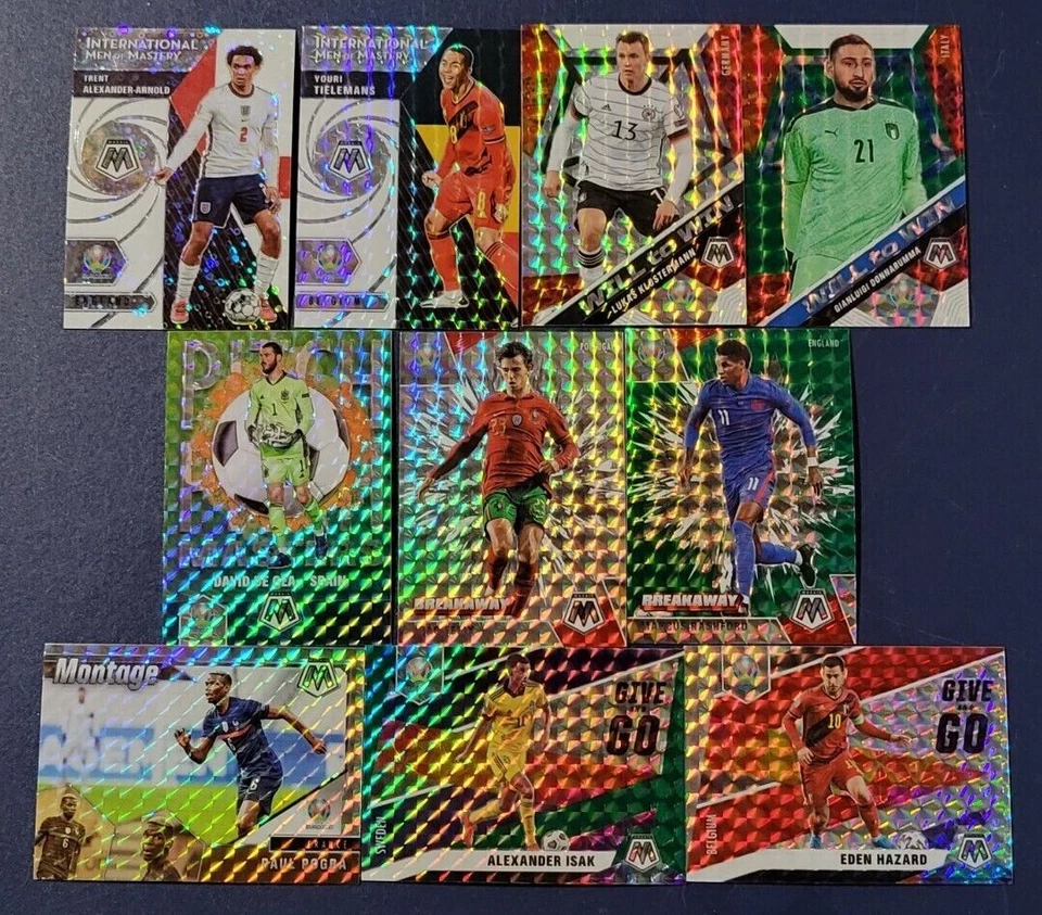 2020-21 Mosaic UEFA Euro 2020 Green / Mosaic / Silver Circles INSERTS You Pick - Image 1 of 1