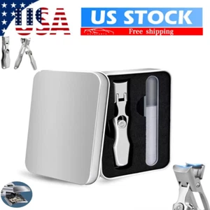 Tagliaunghie Grip per Unghie Spesse - Portatile Ultra Affilato Acciaio Inox US - Foto 1 di 17