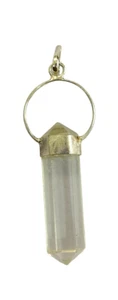 Ciondolo Cristallo Quarzo Trasparente Regalo Moda Gioielli Benessere Accessorio Energia - Foto 1 di 2