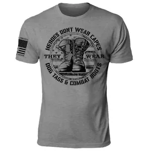 The Valhalla Project Heroes Don' Wear Capes T Shirt Medium EUC - Picture 1 of 6