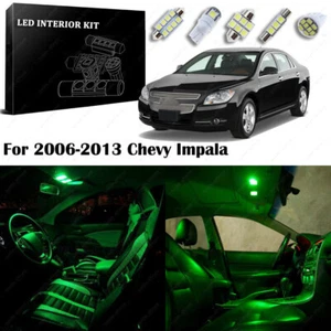 13pcs Green Interior LED Light Package Kit for Chevy Impala 2006-2012 - Picture 1 of 5
