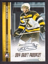 2014-15 ITG Draft Prospects Hockey Autograph Gold #A-SW1 Spencer Watson