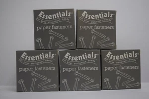 1000 x Whitecroft Essential Papierverschlüsse Gold/Messing 25 mm NEU (5 Schachteln à 200) - Bild 1 von 2