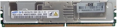 RAM HP 4GB FBD PC2-5300 398708-06 ECC 1X4GB 397415-B21 DDR2-667 NUOVE SIGILLATE - Immagine 1 di 2